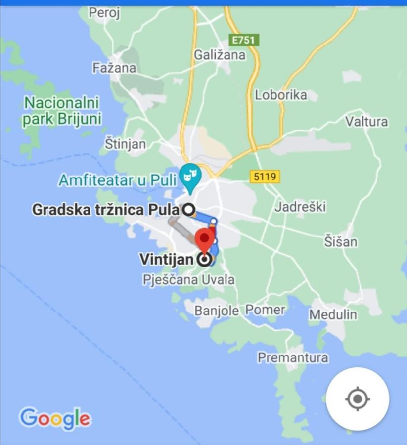 Cave With Free Parking Apartment Pula Ngoại thất bức ảnh